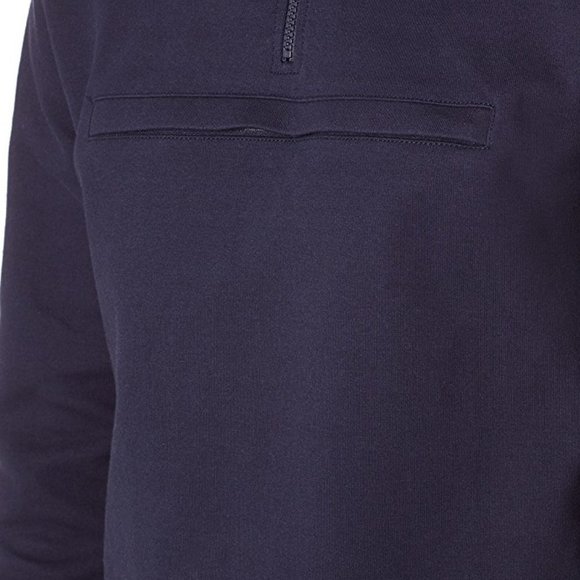 MEN'S A.P.C. BELGRADE SWEATSHIRT Navy Blue Large - Picture 3 of 7